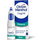 Otrivin Menthol nässpray, lösning 1 mg/ml 10 ml