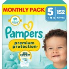 Pampers Premium Protection Nappies Storlek 5 (11-16kg) 152 st