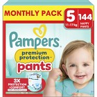 Pampers Premium Protection Byxblöjor Storlek 5 (11-17 kg) 144 st