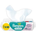 Pampers Sensitive Våtservetter 80 pack
