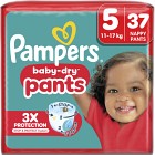 Pampers Baby-Dry Byxblöjor Storlek 5 (11kg-17kg) 37 blöjor