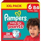 Pampers Baby-Dry Byxblöjor Storlek 6 (13kg-19kg) 84 blöjor