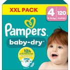 Pampers Baby-Dry Storlek 4 (9kg-14kg) 120 blöjor