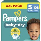 Pampers Baby-Dry Storlek 5 (11kg-16kg) 108 blöjor