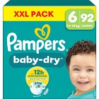 Pampers Baby-Dry Storlek 6 (13kg-18kg) 92 blöjor
