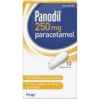 Panodil, suppositorium 250 mg 10 st
