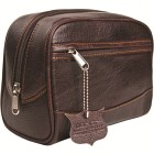 Parker Shaving Leather Travel/Dopp Kit Large