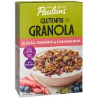 Pauluns Glutenfri Granola Blåbär Rabarber & Kardemumma 350 g