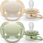 Philips Avent Ultra Soft napp 0-6 mån Grön/Beige