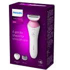 Philips Lady Shaver Series 6000 med trimmerhuvud- och kam för bikiniområdet