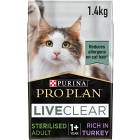 Purina Pro Plan LiveClear Sterilised Adult 1+ år 1,4 kg