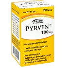 Pyrvin 100 mg 20 tabletter