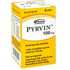Pyrvin 100 mg 6 tabletter