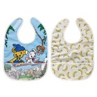 Rätt Start Bamse Djungel Haklappar med ficka 2-pack