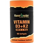 Rawpowder Vitamin D3 4000 IE + K2 80µg 90 kapslar