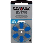 Rayovac EXTRA 675 BLÅ 6 st