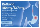 Refluxid, tuggtablett 180 mg/43,7 mg 100 st