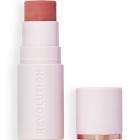 Revolution Skin Silk Marble Blush Stick Peachy Pink 4,5 g