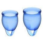 Satisfyer Feel Confident Menstrual Cup Dark Blue