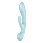 Satisfyer Triple Oh Light blue rabbitvibrator