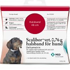 Scalibor vet. halsband för hund 0,76 g 48 cm (små och medelstora hundar)