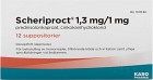 Scheriproct, suppositorium 1,3 mg/1 mg 12 st