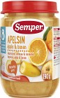 Semper Fruktpuré Apelsin Äpple & Banan 8M 190 g