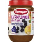 Semper Fruktpuré Katrinplommon & Päron 4M 190 g