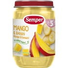 Semper Fruktpuré Mango & Banan 5M 190 g