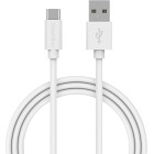 Smartline USB-C/USB-A 2.0 Cable 2m Vit