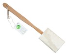 So Eco Flat Loofah with wooden handle