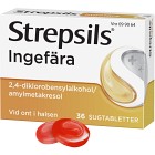 Strepsils Ingefära, sugtablett 36 st