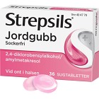 Strepsils Jordgubb, sugtablett 36 st