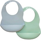 Summerville Haklapp silikon 2-pack grå-grön