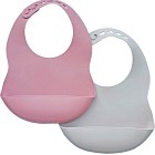 Summerville Haklapp silikon 2-pack grå-rose