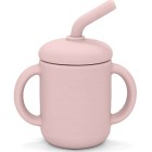 Summerville Silikonmugg med sugrör Pale Mauve