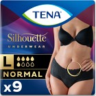 TENA Silhouette Normal Noir L 9 st