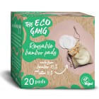 The Eco Gang Bamburondeller återanvändbara 20 st