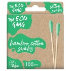 The Eco Gang Cotton Swabs Green 100 st