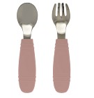 Tiny Tot Sked & Gaffel Rosa