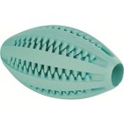 Trixie Denta Fun rugbyboll mintsmak naturgummi 11 cm