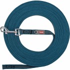 Trixie Spårlina Gummerad Petrol  S-M 10 m/15 mm
