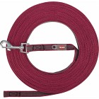 Trixie Spårlina Gummerad Sangria S-M: 10 m/15 mm