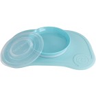 Twistshake Click Mat Plate 6+m Pastel Light Blue