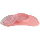 Twistshake Click Mat Plate 6+m Pastel Light Pink