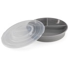 Twistshake Divided Plate 6+m Pastel Grey