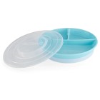 Twistshake Divided Plate 6+m Pastel Light Blue