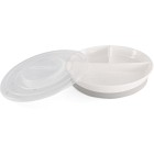 Twistshake Divided Plate 6+m White