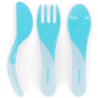 Twistshake Learn Cutlery 6+m Pastel Light Blue