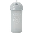 Twistshake Straw Cup 6+m Light Grey 360 ml